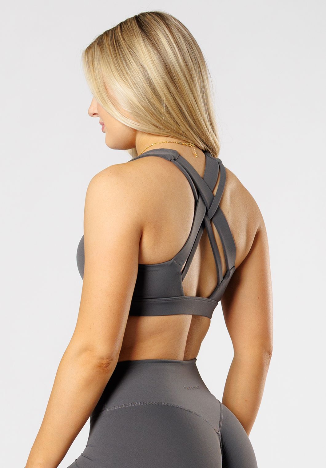 RecStretch™ Perform Sports Bra Carbon