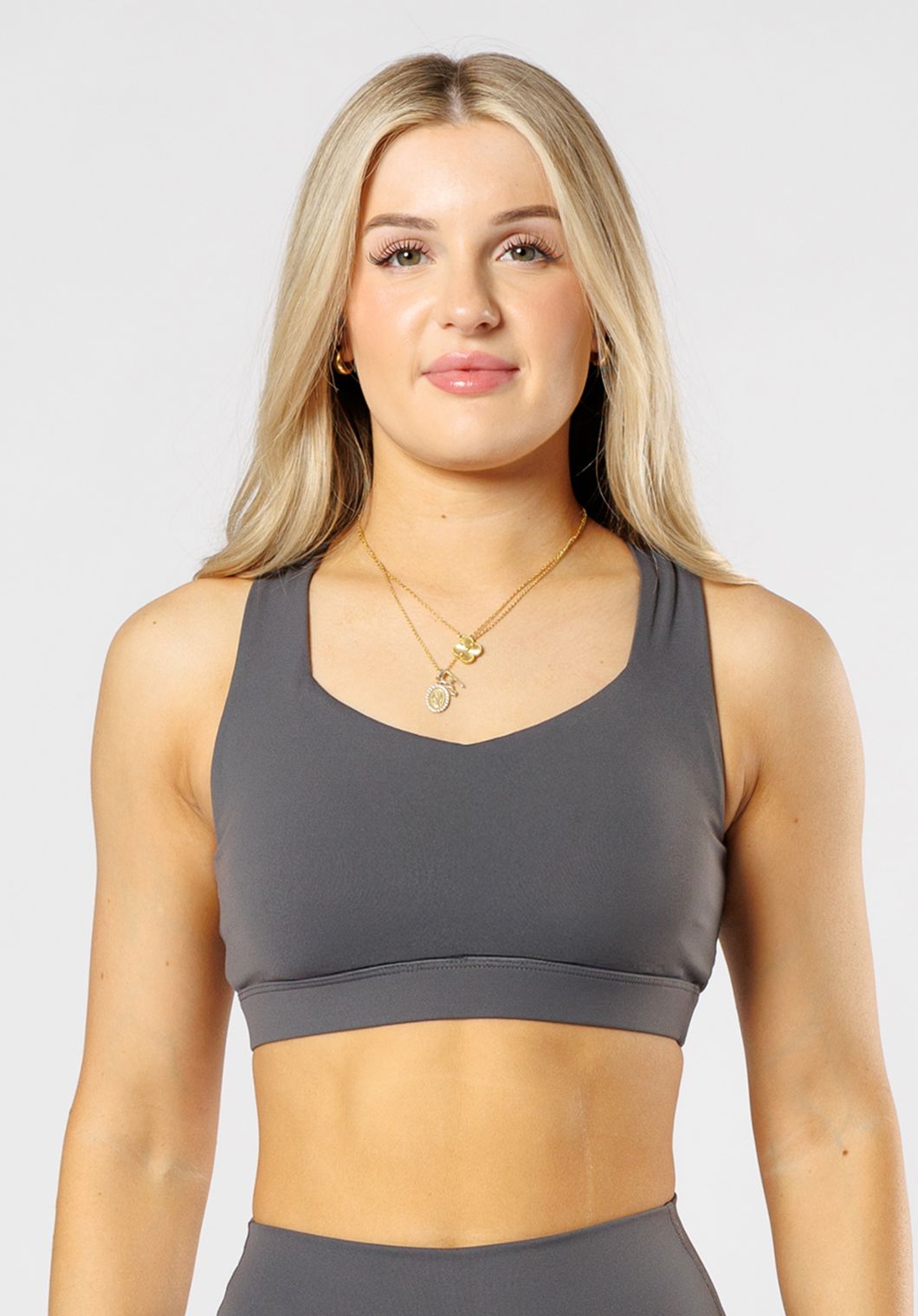 RecStretch™ Perform Sports Bra Carbon