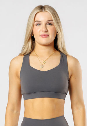 RecStretch™ Perform Sports Bra Carbon