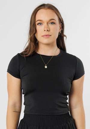 Reluna™ Short Sleeve Mid Black