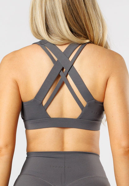 RecStretch™ Perform Sports Bra Carbon