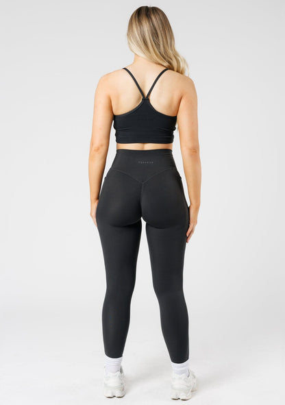 Reluna Empower High-Rise Sculptseam® Pocket Legging Black
