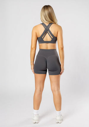 RecStretch™ Original High-Rise Sculptseam® Plus Short 6" Carbon