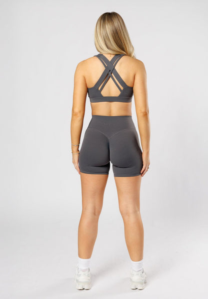 RecStretch™ Original High-Rise Sculptseam® Plus Short 6" Carbon