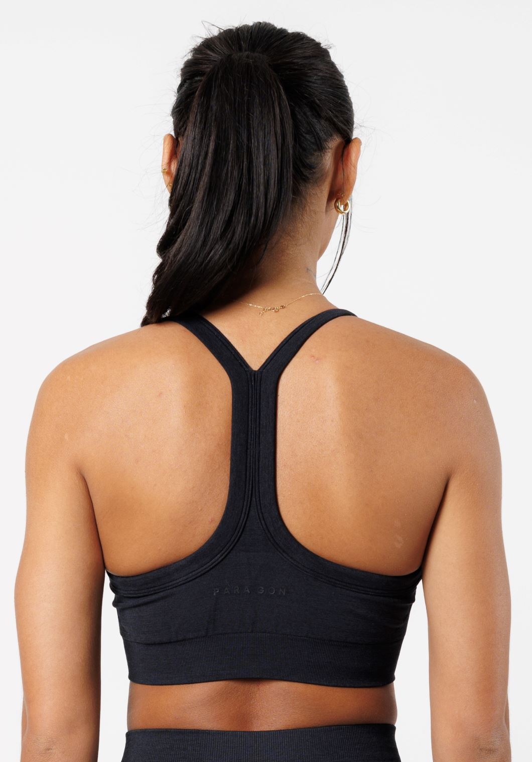 CurveFlex Rib Contour Seamless Bra Black