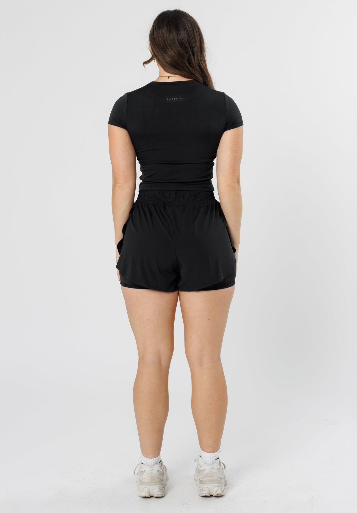 FeatherKnit™ Momentum High-Rise Trackshort Black