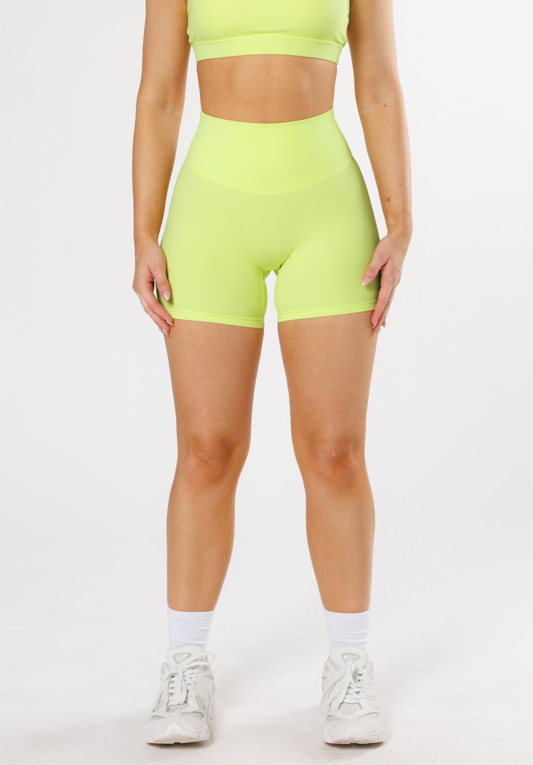 RecStretch Original High-Rise Sculptseam® Plus Short 5" Lemon Lime