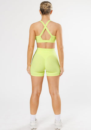 RecStretch Original High-Rise Sculptseam® Plus Short 5" Lemon Lime
