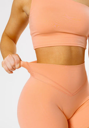 Reluna Icon High-Rise Sculptseam® Plus Short 5” Guava