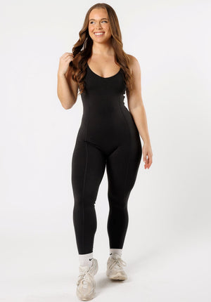 Reluna AirBrushed Sculptseam® Jumpsuit Black