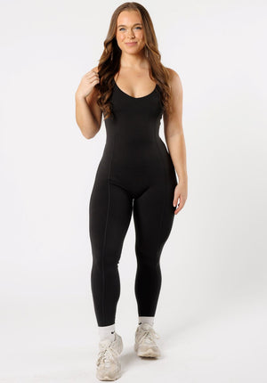 Reluna AirBrushed Sculptseam® Jumpsuit Black
