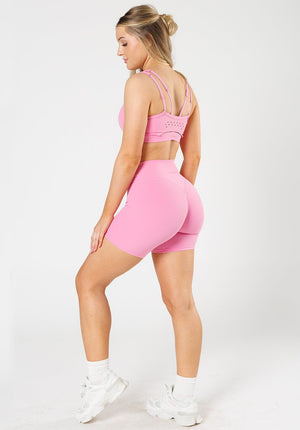 RecStretch™ Levitate High-Rise Sculptseam®  Plus Short 6” Milkshake