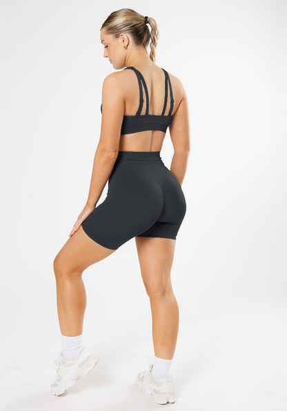 CurveFlex™ Hourglass High-Rise Sculptseam® Plus Seamless Shorts 6” Black