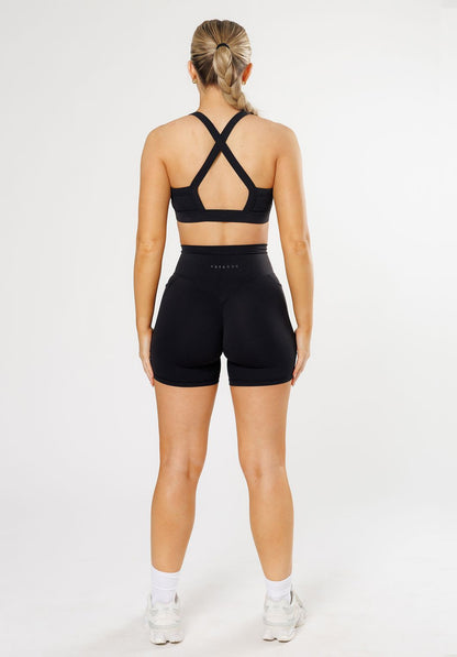 RecStretch Empower High-Rise Sculptseam® Plus Pocket Short 6” Black