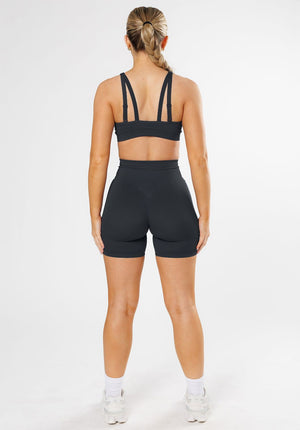 CurveFlex™ Hourglass High-Rise Sculptseam® Plus Seamless Shorts 6” Black