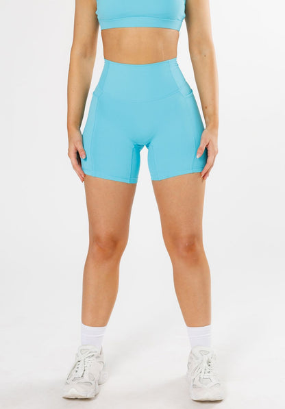 RecStretch Empower High-Rise Sculptseam®  Plus Pocket Short 6” Juicy