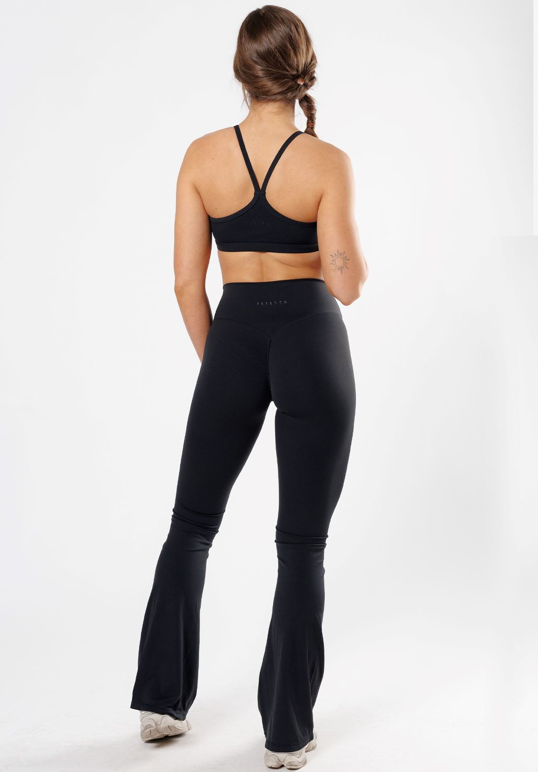 RecStretch Original High-Rise Sculptseam® Plus Essential Flare Legging 34" Black
