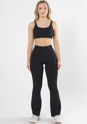 RecStretch™ Original High-Rise Sculptseam® Plus Essential Flare Legging 31" Black