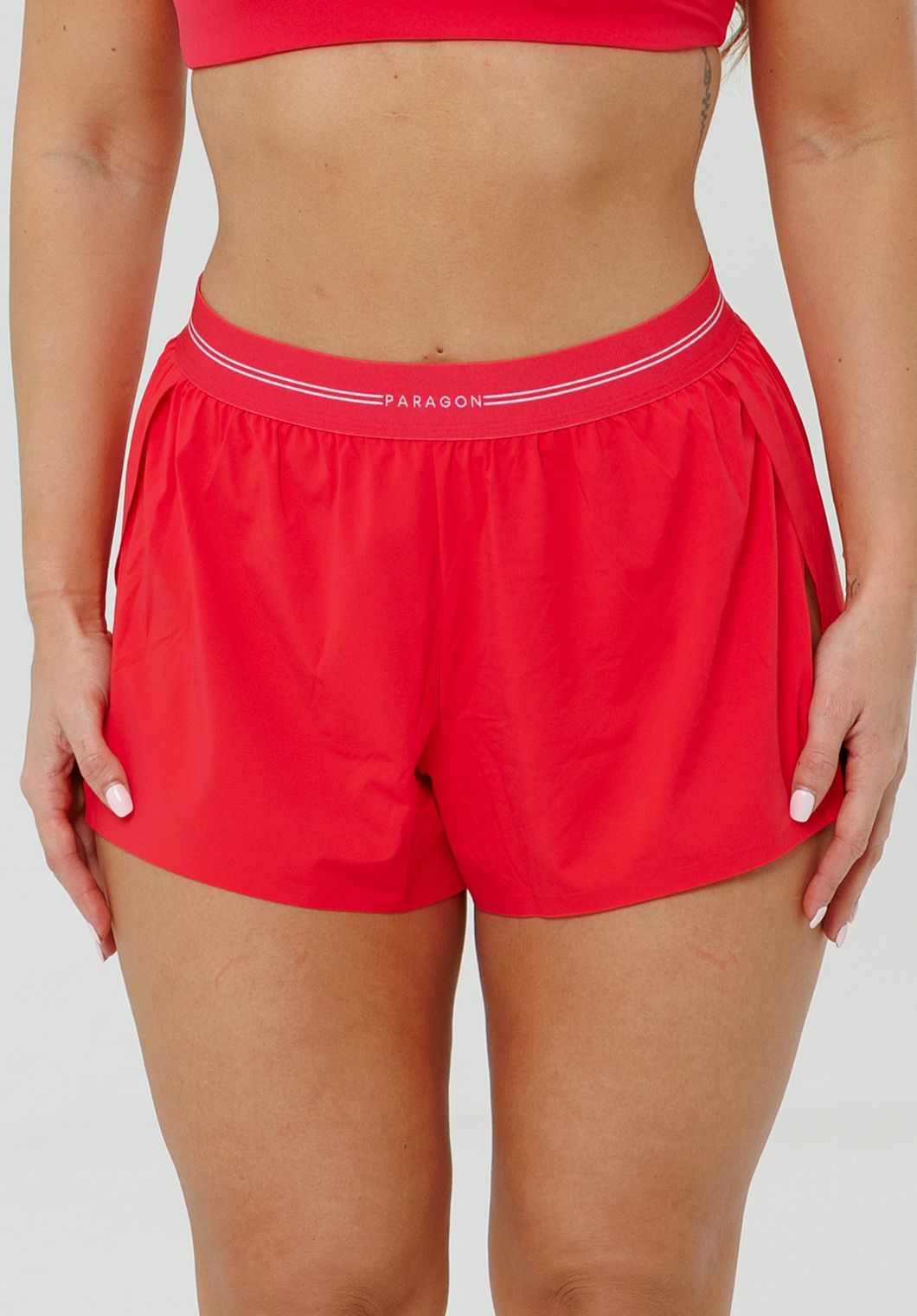 LiteSpeed™ Signature Mid-Rise Track Short Fruit Punch