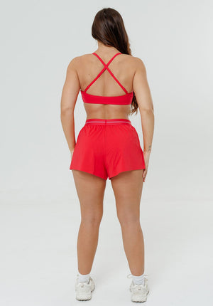 LiteSpeed™ Signature Mid-Rise Track Short Fruit Punch
