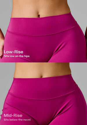 Reluna™ Original Sculptseam® Low-Rise Straight Leg Pant Short Berry