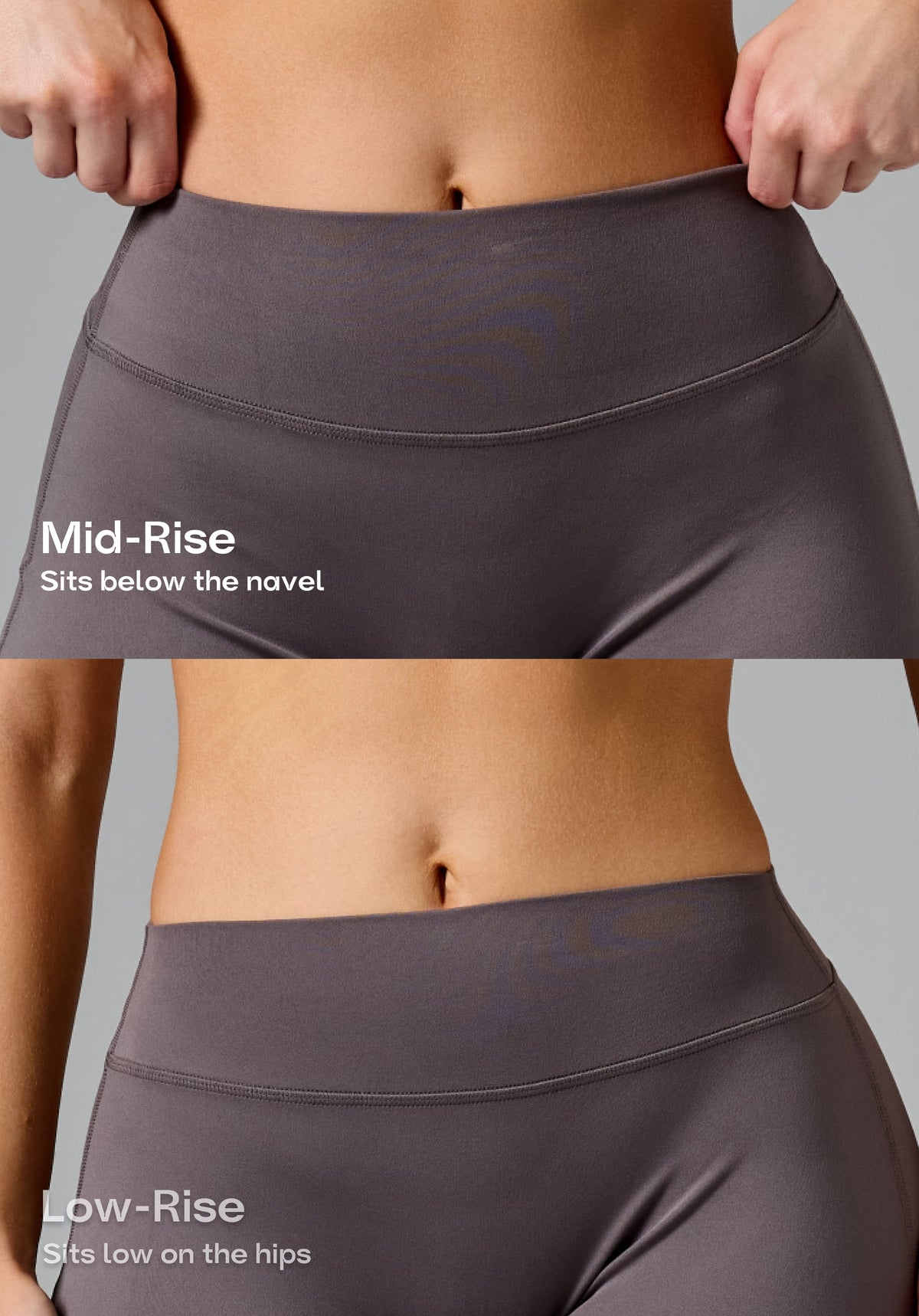 Reluna™ Original Sculptseam® Mid-Rise Straight Leg Pant Short Cement