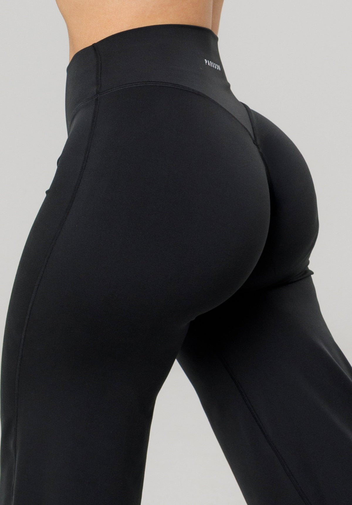 Reluna™ Original Sculptseam® Plus Mid-Rise Straight Leg Pant Short -  Black