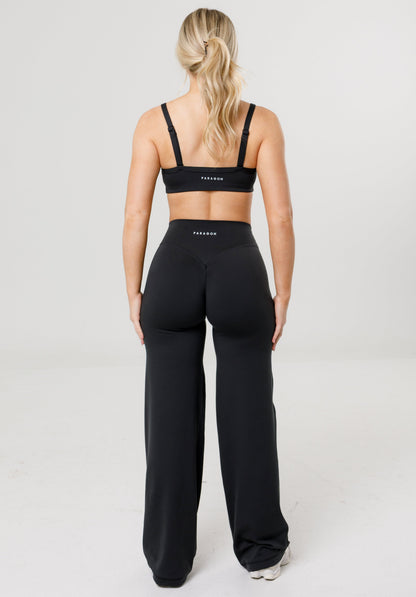 Reluna™ Original Sculptseam® Plus Mid-Rise Straight Leg Pant Short -  Black