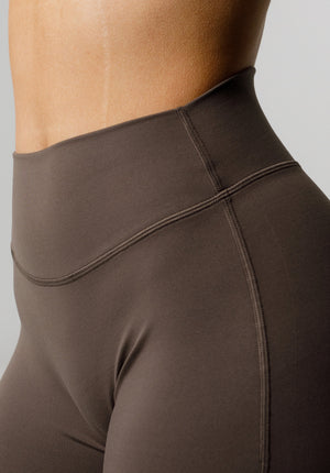 Reluna™ Original Sculptseam® Plus Mid-Rise Straight Leg Pant Short - Truffle