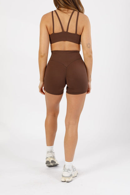 RecStretch™ Original High-Rise Sculptseam® Plus Short 5" Walnut
