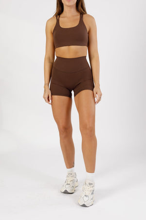 RecStretch™ Original High-Rise Sculptseam® Plus Short 5" Walnut