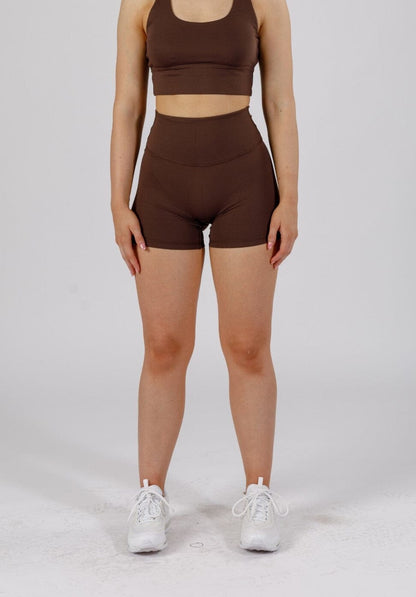 RecStretch™ Original High-Rise Sculptseam® Plus Short 5" Walnut