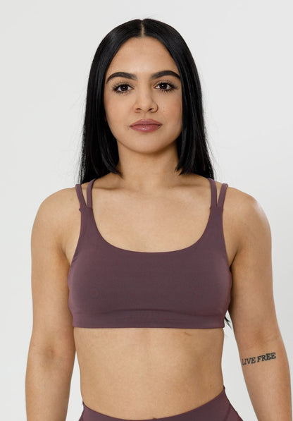 RecStretch™ Radiate Sports Bra Cherry Cola