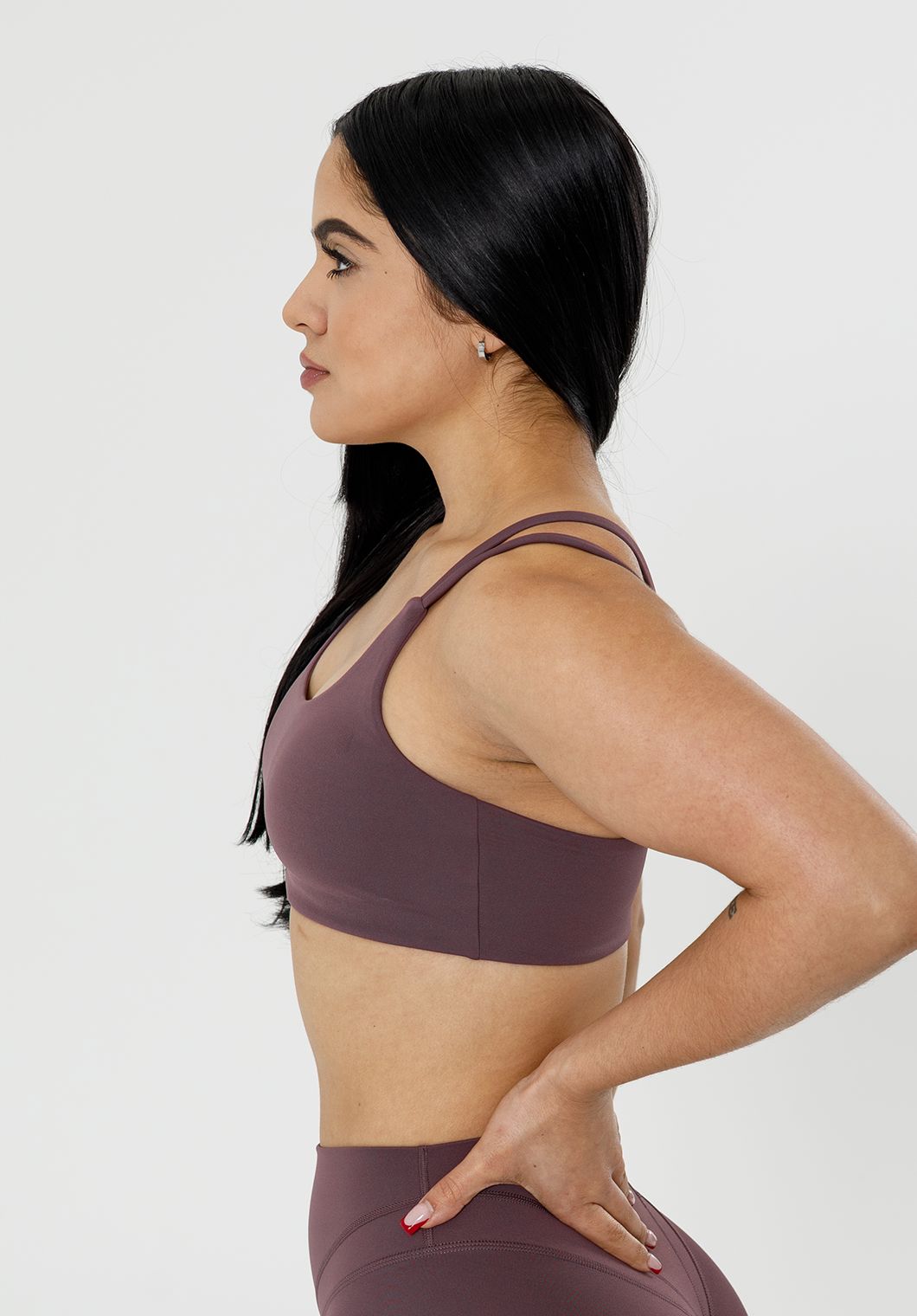 RecStretch™ Radiate Sports Bra Cherry Cola