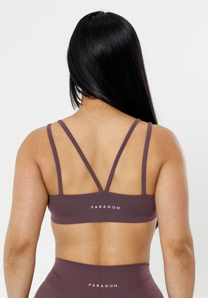 RecStretch™ Radiate Sports Bra Cherry Cola