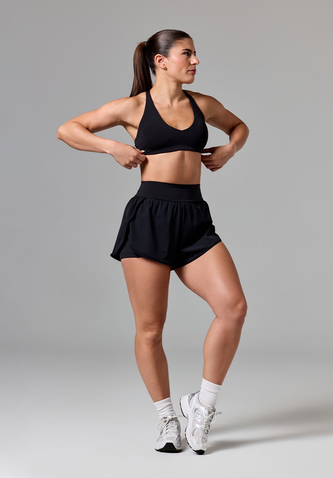 RecStretch™ Apex Crossback Sports Bra Black