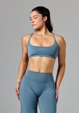 RecStretch™ Limitless Crossback Sports Bra Slate