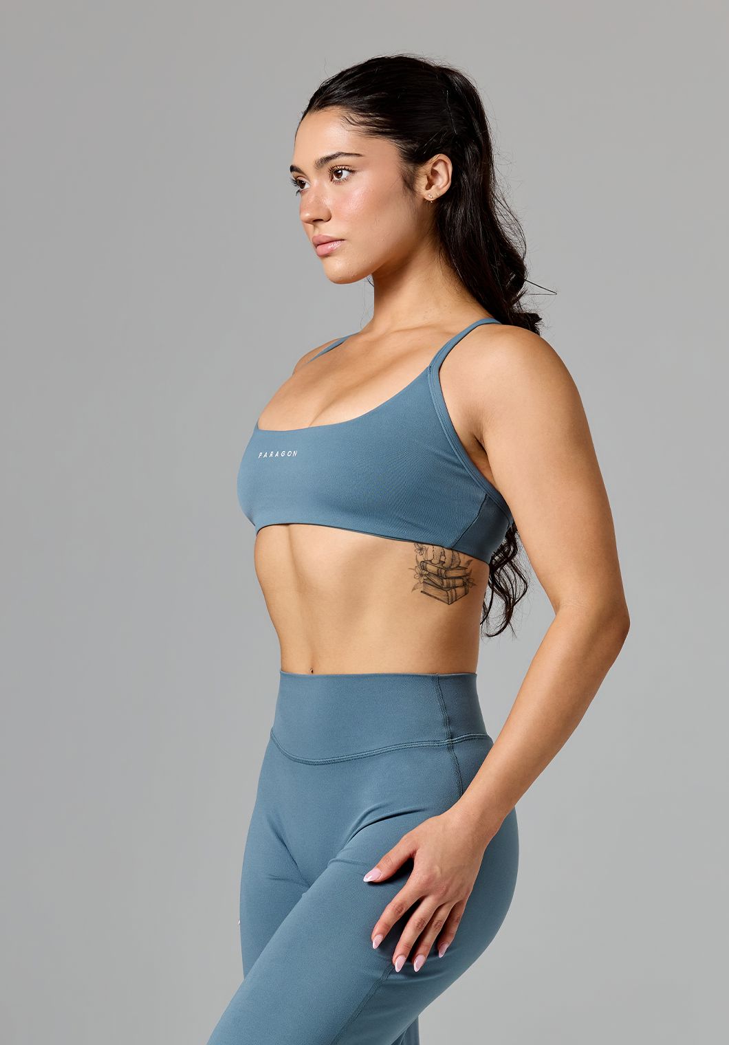 RecStretch™ Limitless Crossback Sports Bra Slate