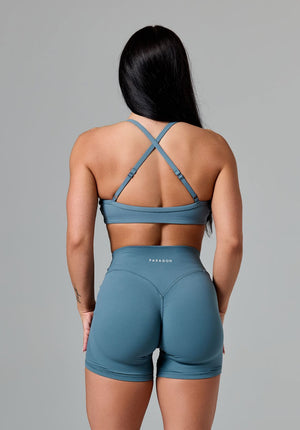 RecStretch™ Limitless Crossback Sports Bra Slate