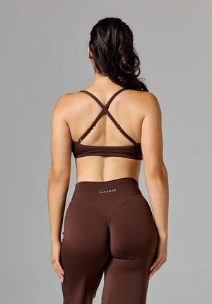 RecStretch™ Limitless Crossback Sports Bra Walnut