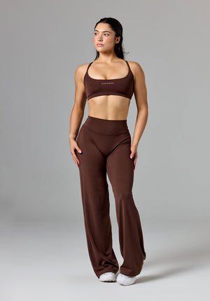 RecStretch™ Limitless Crossback Sports Bra Walnut