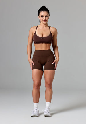 RecStretch™ Limitless Crossback Sports Bra Walnut