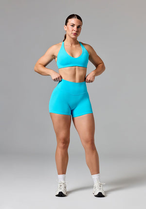 RecStretch™ Original High-Rise Sculptseam®  Plus Short 4” Azure