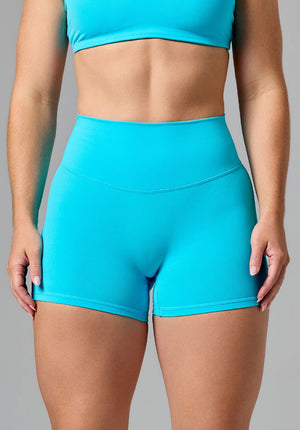 RecStretch™ Original High-Rise Sculptseam®  Plus Short 4” Azure