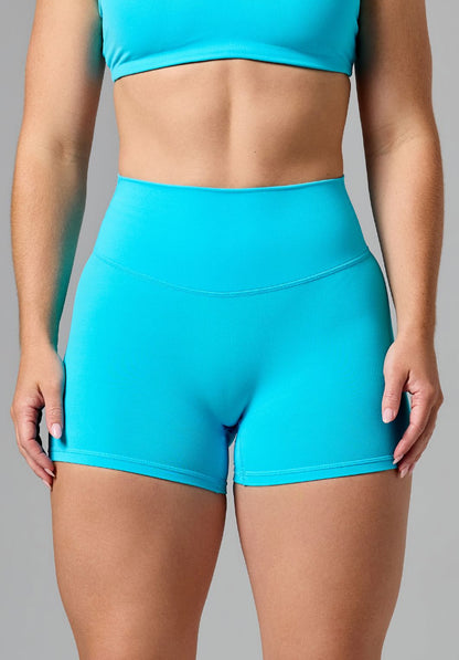 RecStretch™ Original High-Rise Sculptseam®  Plus Short 4” Azure