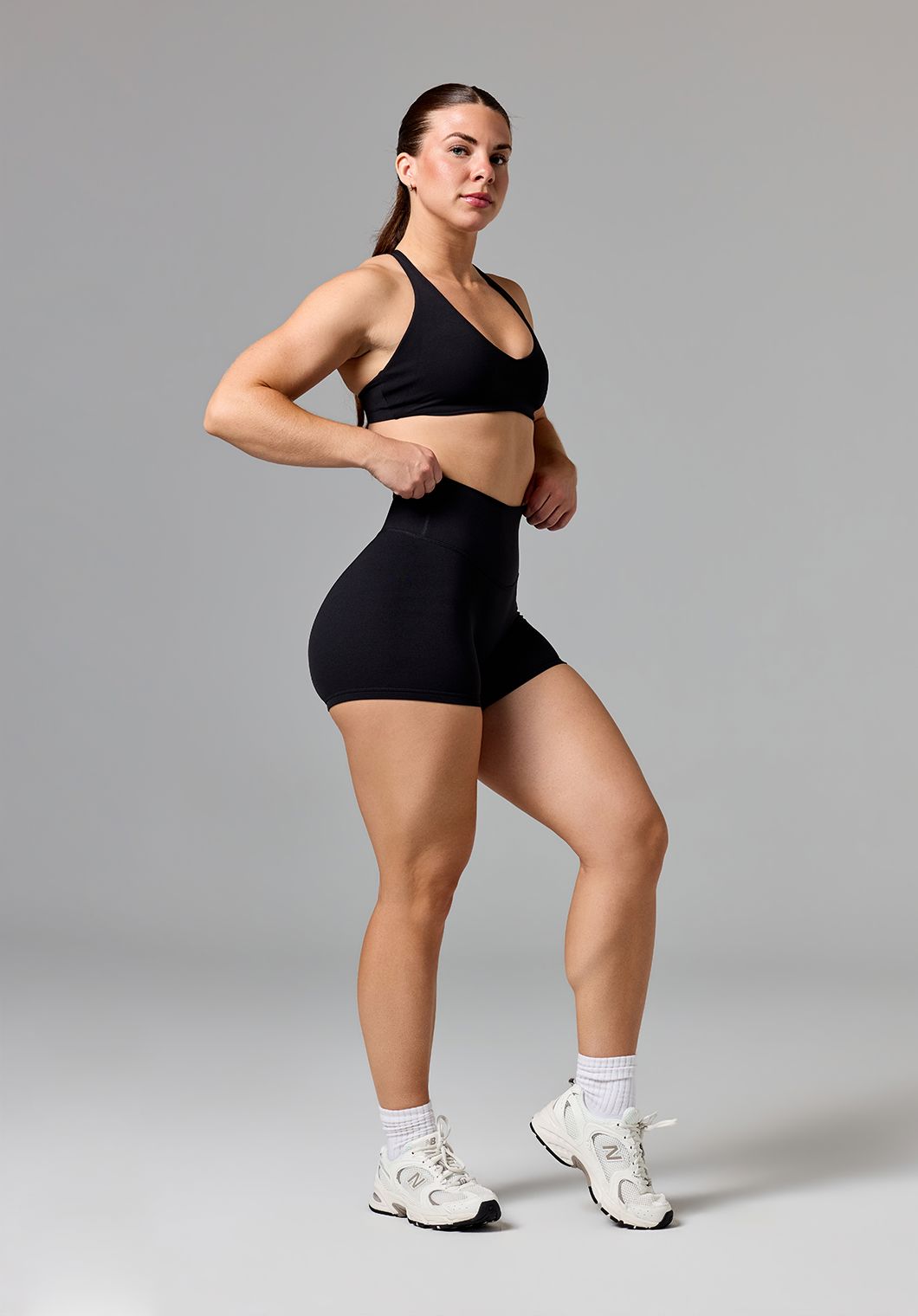 RecStretch™ Original High-Rise Sculptseam®  Plus Short 4” Black