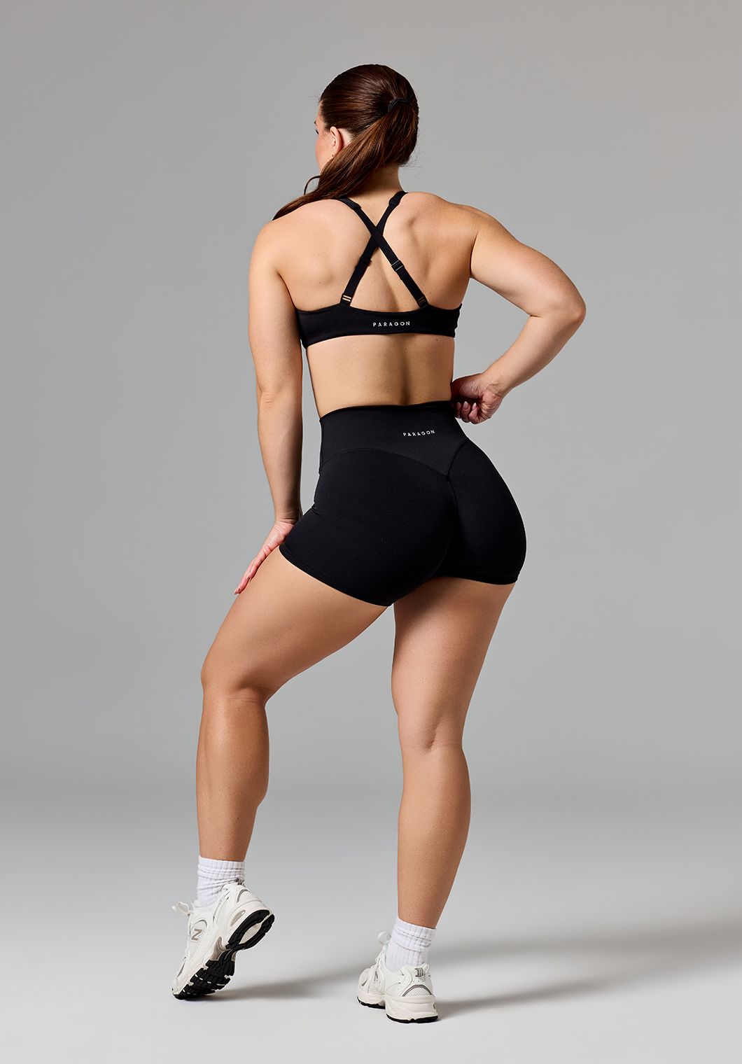 RecStretch™ Original High-Rise Sculptseam®  Plus Short 4” Black
