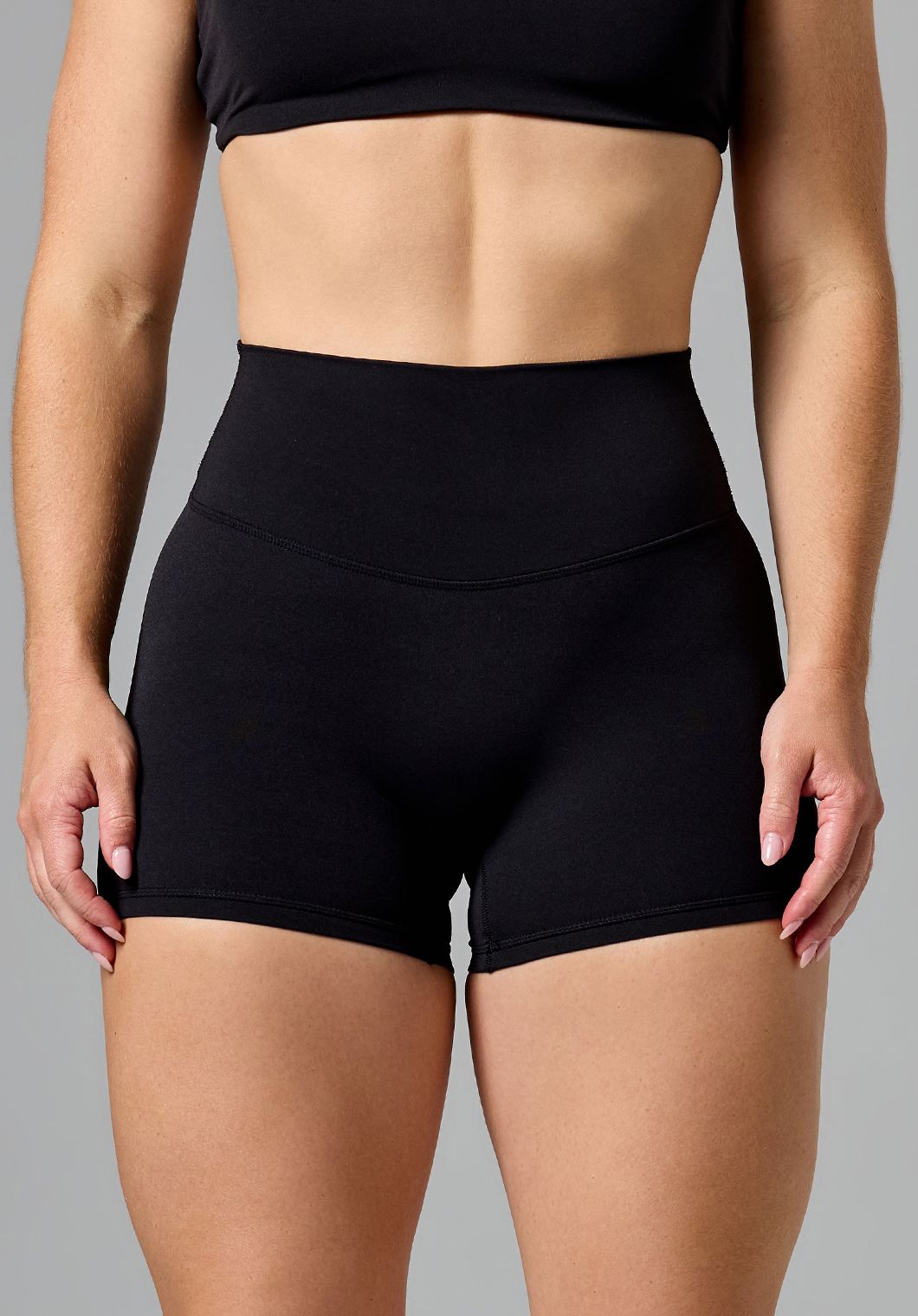 RecStretch™ Original High-Rise Sculptseam®  Plus Short 4” Black
