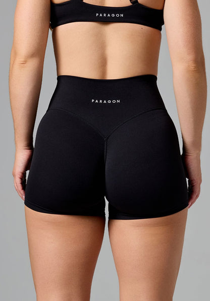 RecStretch™ Original High-Rise Sculptseam®  Plus Short 4” Black