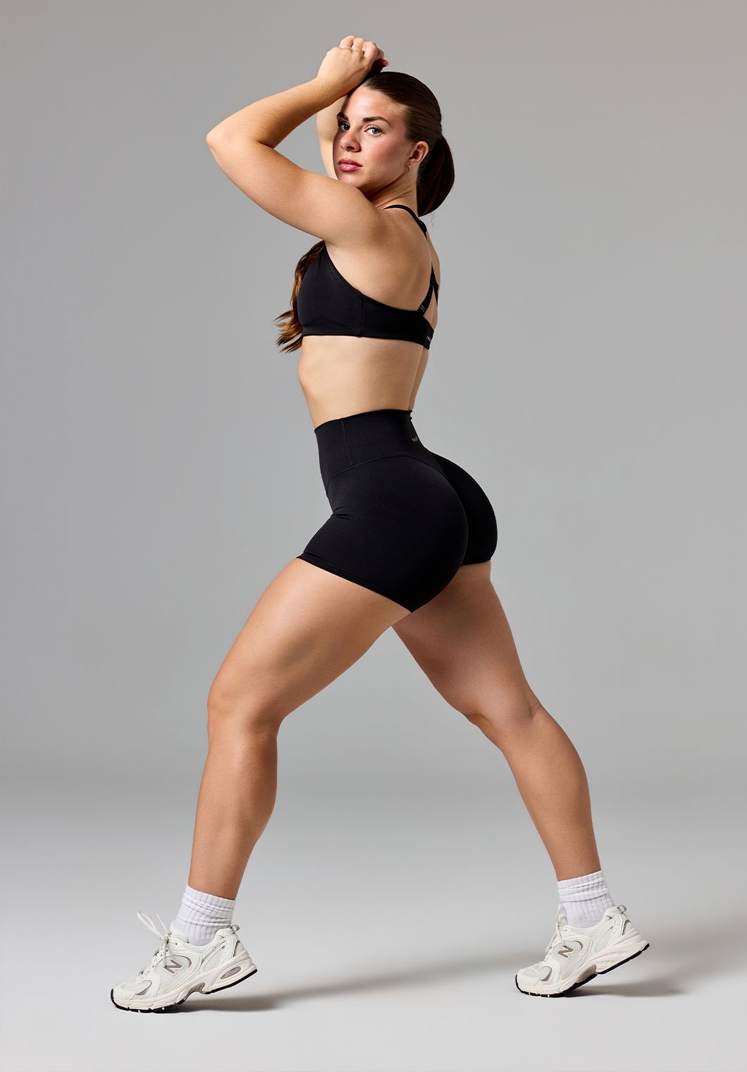 RecStretch™ Original High-Rise Sculptseam®  Plus Short 4” Black